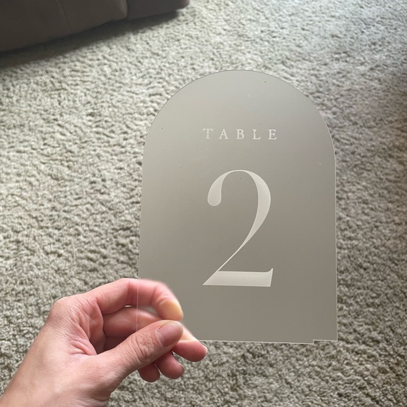 Table numbers (1-15) - Picture 5 of 6